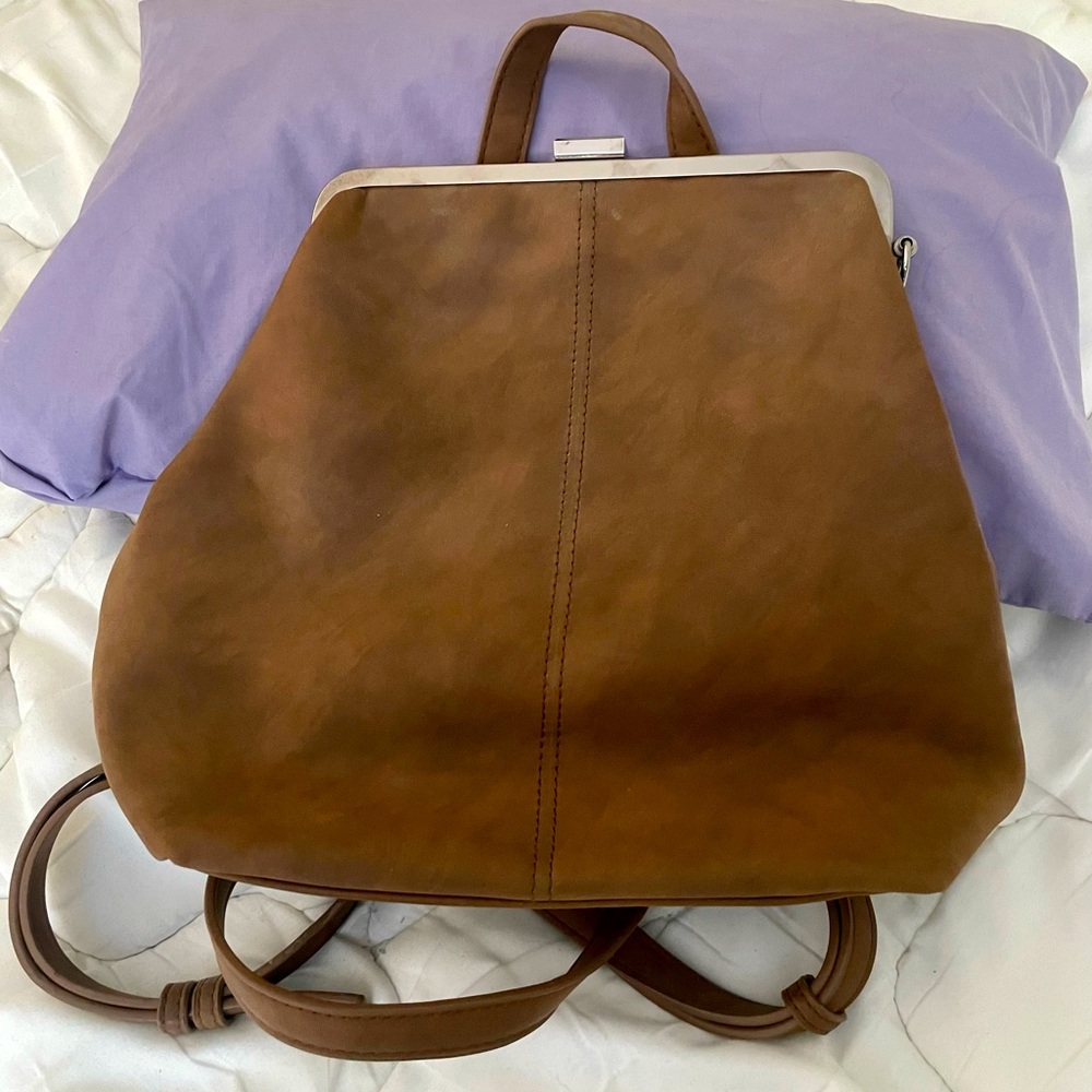 Brown Convertible Backpack Purse | Joy Susan